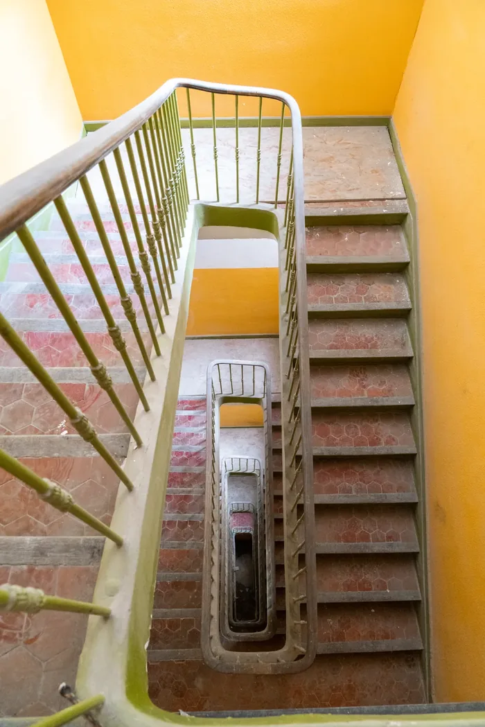 Cage d'escalier historique à conserver